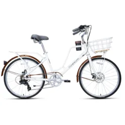 RAPTOR Mocha 1 Touring Street Bike - Disc Brakes, 24 Inch Wheels